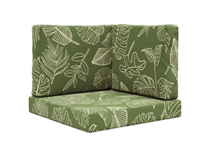 Coussin de canapé d'extérieur, coussin de chaise polyester modèle feuille cf54105