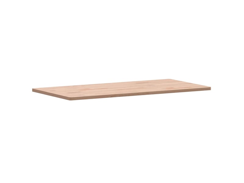  Comptoir de salle de bain, plan de travail 100x50x1,5 cm bois massif de hêtre cf65698  - Conforama D