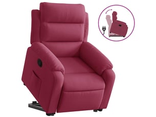 Fauteuil fixe  <strong></strong> Velours rouge