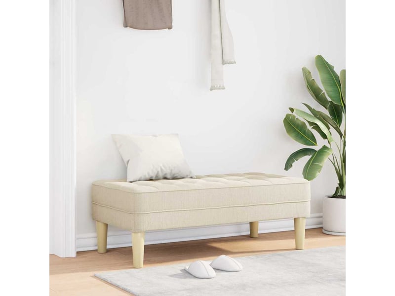  Banc chambre, banc de lit lin 113x57x39 cm tissu  - Conforama B
