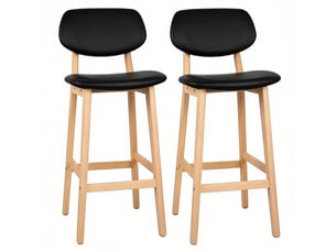 Tabourets de bar élégance lot de 2, stables, sièges rembourrés épais, chaises salle à manger modernes