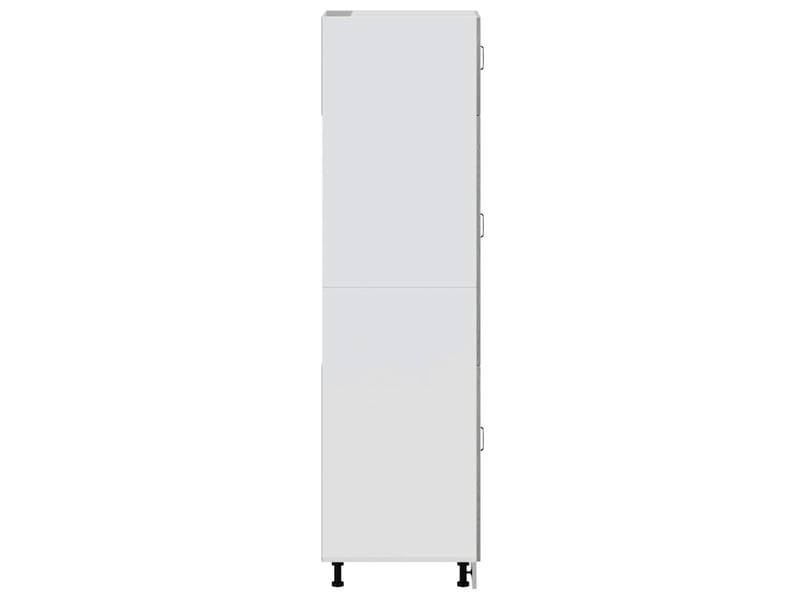 Meuble de rangement, armoire de cuisine lucca sonoma gris bois d'ingénierie - Conforama E