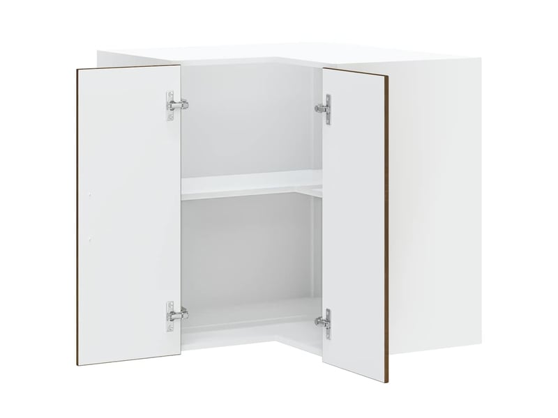  Armoire d'angle murale de cuisine lucca chêne marron  - Conforama E