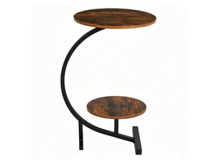 Table basse forme atypique coloris marron <strong>HAUSS SPOLE</strong> <strong></strong> - 40 cmx30 cm