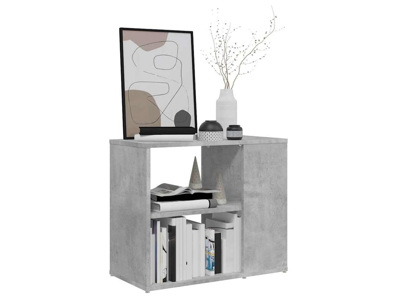  Buffet - armoire latérale gris béton 60x30x50 cm aggloméré  - Conforama C