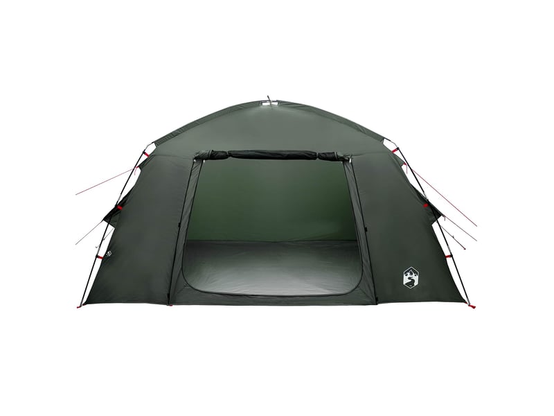  Tente de camping, tente cabane 4 personne vert armée polyester  - Conforama D