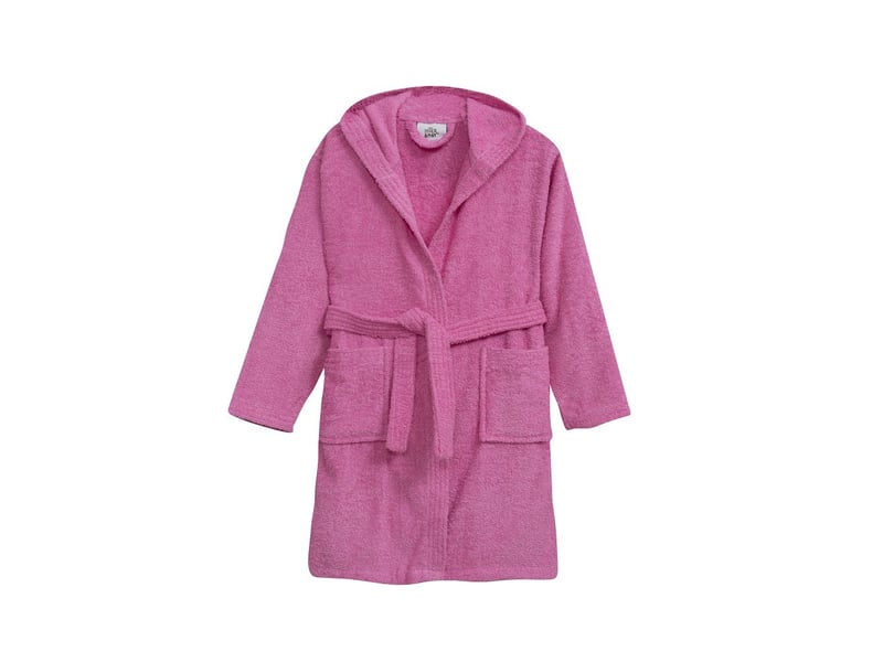  Peignoir de bain enfant interbaby taille 10-12 ans - fuchsia - coton éponge, boîte cadeau 00516-T10-12-28 - Conforama C