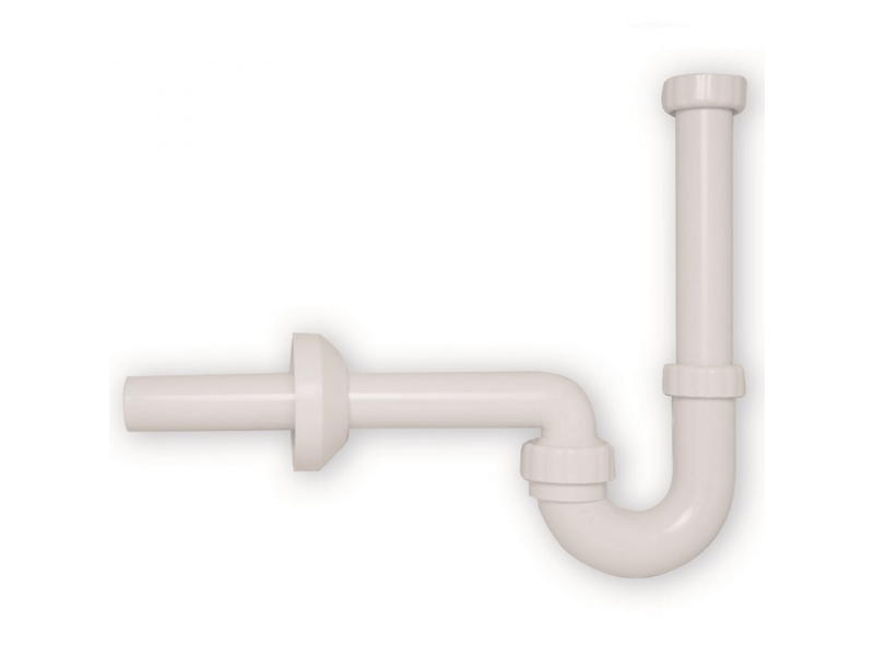  4395101 schläfer | siphon en forme de s pour évier de salle de bain, évier de cuisine et évier à linge, raccord universel 114, tuyau de  - Conforama A