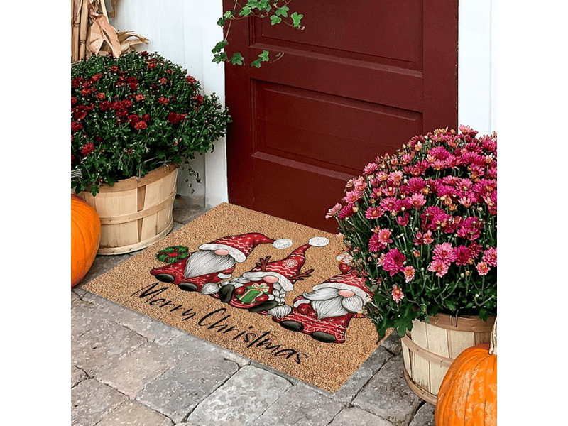  Tapis noel entree extérieur, paillasson, paillasson extérieur, noël antidérapant, tapis sol, tapis antidérapant et absorbant, décoration sol 40x60cm  - Conforama E