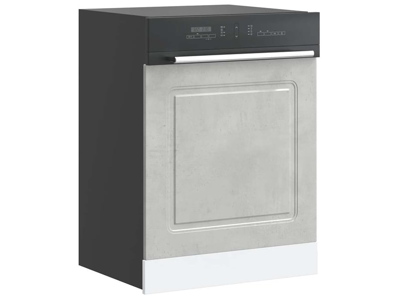  Panneau de lave-vaisselle kalmar gris béton 60x1,5x57cm  - Conforama B