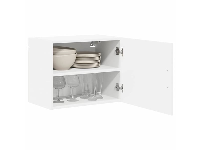  Meuble mural de cuisine | armoire de cuisine 2 pcs blanc bois d'ingénierie shl7924  - Conforama C
