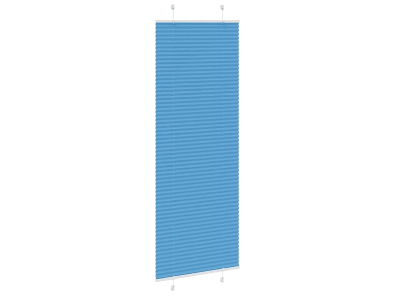 Store plissé, store de fenêtre bleu 75x200 cm largeur du tissu 74,4 cm polyester cf46806  - Conforama C