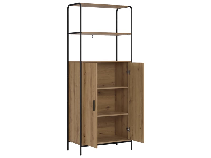  Haut armoire, armoire de rangement chêne artisanal 40x33x161 cm bois d'ingénierie shl11473  - Conforama C