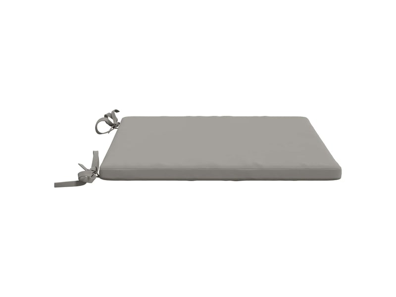 Lot de 4 coussins de siège, coussins d'assise soest 100 % polyester gris cf60415 - Conforama D