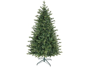 Sapin de noël artificiel de 180 cm, véritable sapin de noël avec 1660 points d'articulation sur les branches, support en métal, vert
