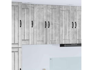 Armoire de cuisine gris béton 30x31x80cm bois d'ingénierie shl7815