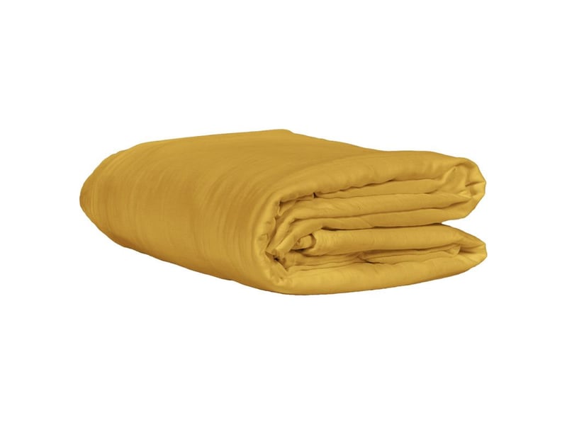  Housse de couette gaze de coton double 140 x 200 cm jaune - pepa 1  - Conforama B