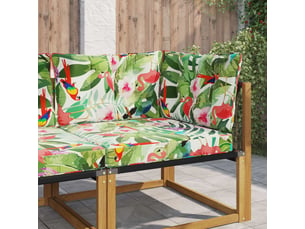Coussin de canapé d'extérieur, coussin de chaise polyester coloré 68,5 x 68,5 cm cf54064