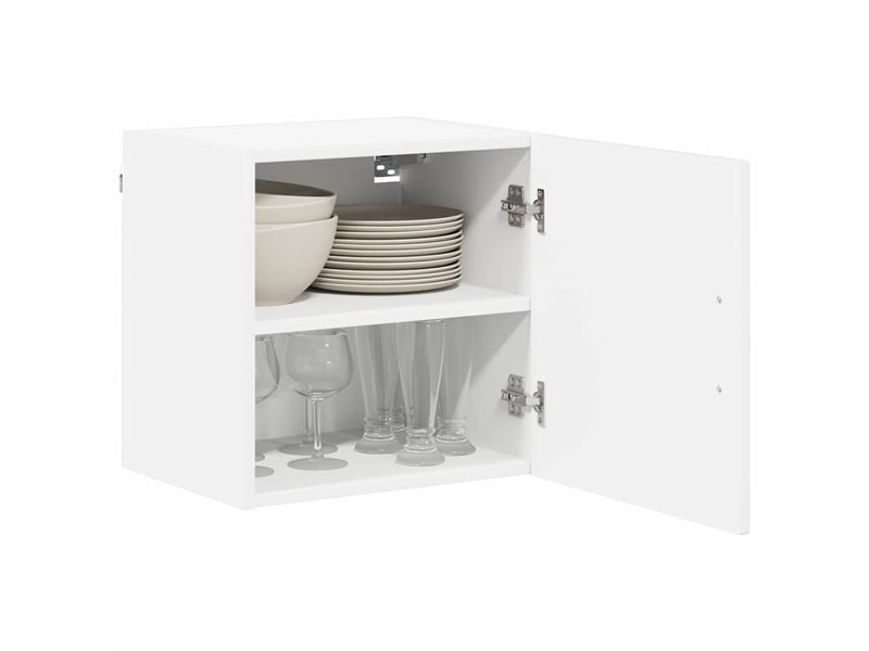  Meuble mural de cuisine, armoire de cuisine blanc brillant 40x31x40cm shl5651  - Conforama C