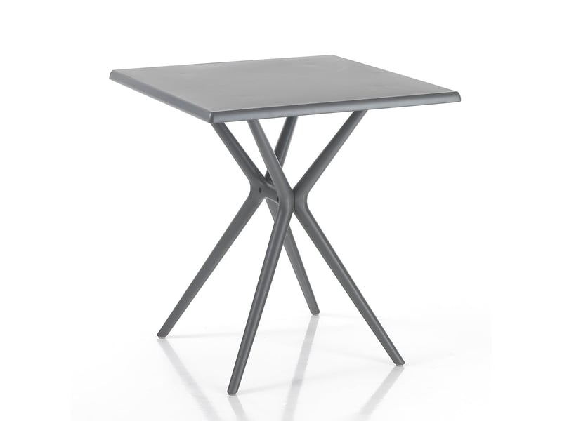 Table de jardin en polypropylène léger et anti-uv 70x70cm minot - gris - Conforama A