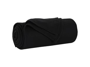 Plaid canapé noir 240x220 cm 0.74 kg polaire