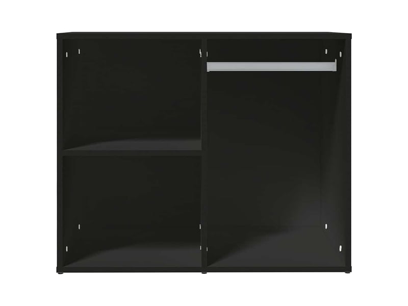  Meuble de rangement, armoire de dressing noir 80x40x65 cm bois d'ingénierie  - Conforama C