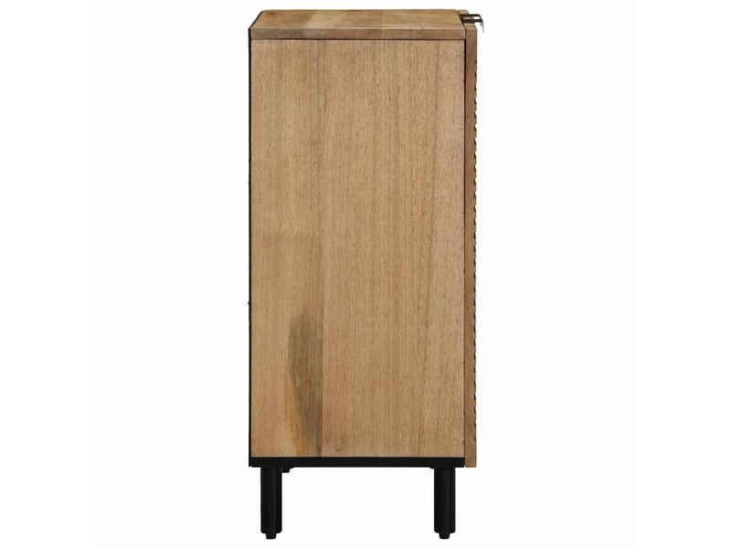 Buffet, meuble de rangement salon marron 60x33x75 cm bois massif de manguier shl7135 - Conforama D