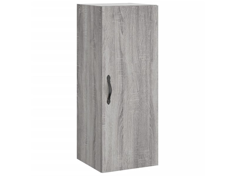  Buffet haut - bahut - meuble de rangement sonoma gris 34,5x34x180 cm bois d'ingénierie  - Conforama E