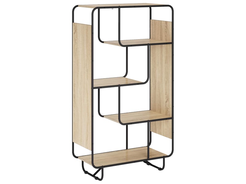  Buffet haut, buffet de rangement chêne sonoma 80x37,5x144 cm bois d'ingénierie  - Conforama A