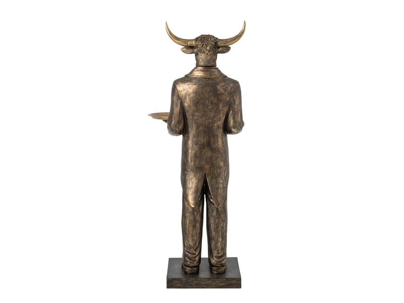  Statue taureau serveur théa 194cm marron  - Conforama C