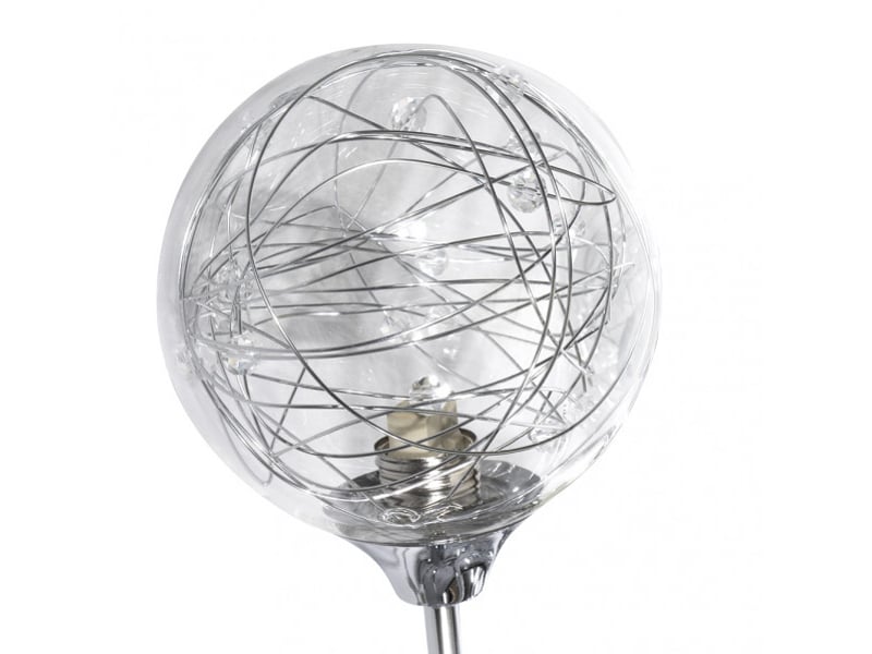  Lampe à poser fabrilamp rio de janeiro g9 coloris chromé 45 x 24 x 14 cm 154172020 - Conforama E