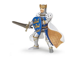 39953 figurine historique roi arthur bleu