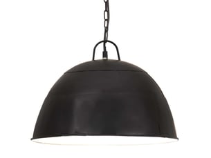 Lampe suspendue, suspension luminaire industrielle vintage 25 w noir rond 41 cm e27