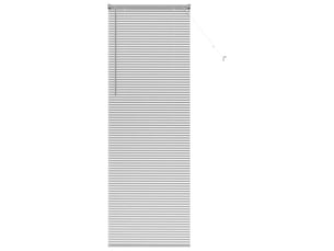 Store vénitien, store de fenêtre argenté 220 x 70 cm 25 mm aluminium cf47598
