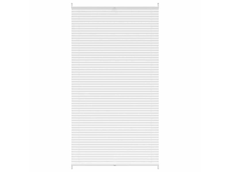 Store plissé, store de fenêtre 110x200 cm blanc cf46634 - Conforama A