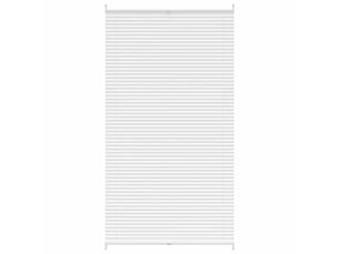 Store plissé, store de fenêtre 110x200 cm blanc cf46634