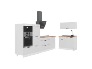 Vicco cuisine, blanc campagneblanc, 380cm, pt chêne