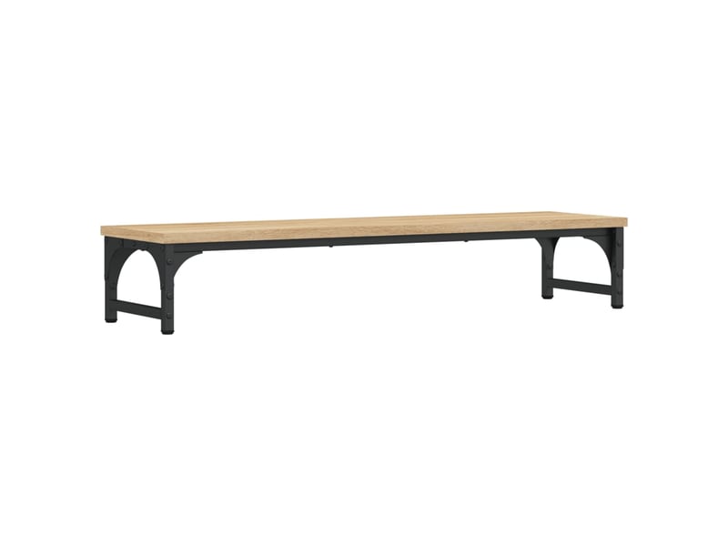  Support de moniteur table meuble bureau sonoma 85 x 23 x 15,5cm bois d'ingénierie marron 02_0045002  - Conforama A
