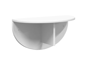 Étagère flottante, étagère suspendue montage mural blanc 48 x 24 x 24 cm cf42440