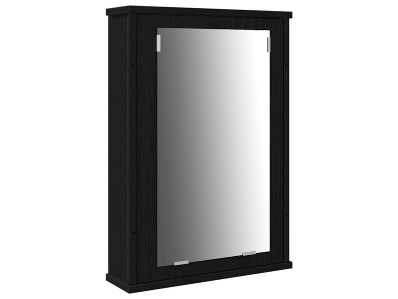 Ensemble de mobilier de salle de bain 3 pc chêne noir cf64329 - Conforama E