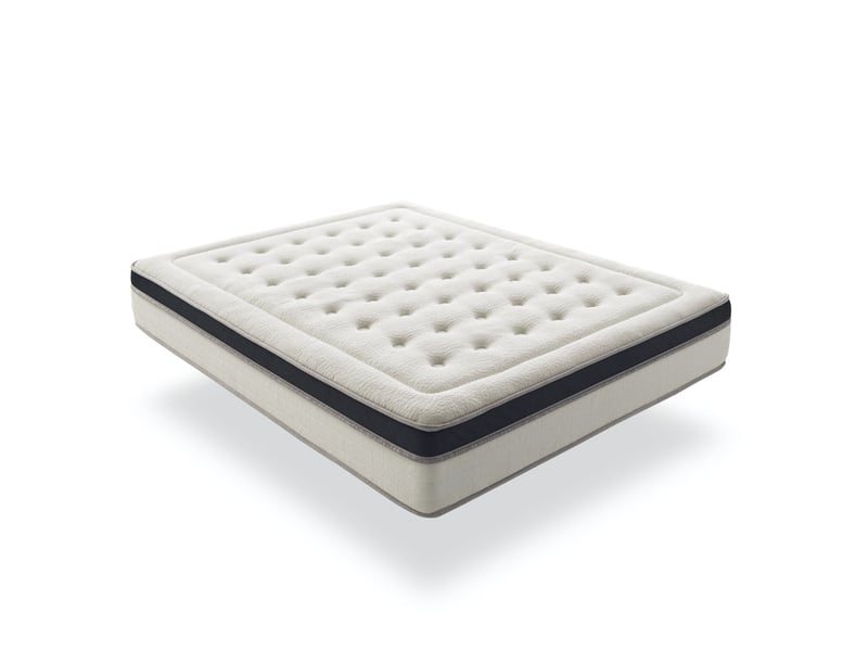  Matelas à mémoire de forme au graphène bio memory elite confort - mémoire de forme au graphène, 5 cm, indépendance de couchage 8434196068377 - Conforama A