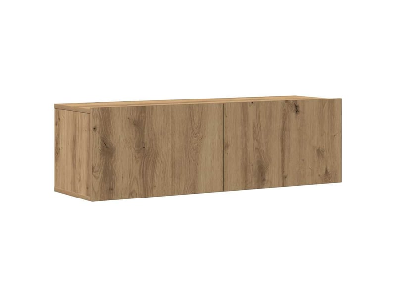  Lot de 6 meuble tv mural, meuble tv suspendu chêne artisanal bois d'ingénierie shl87745  - Conforama D