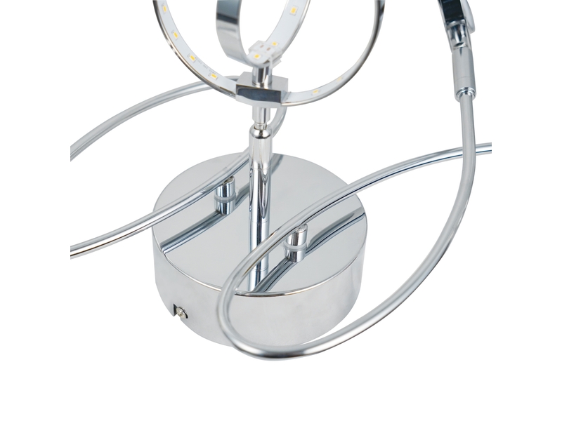 Plafonnier Métal chromé  - Conforama J