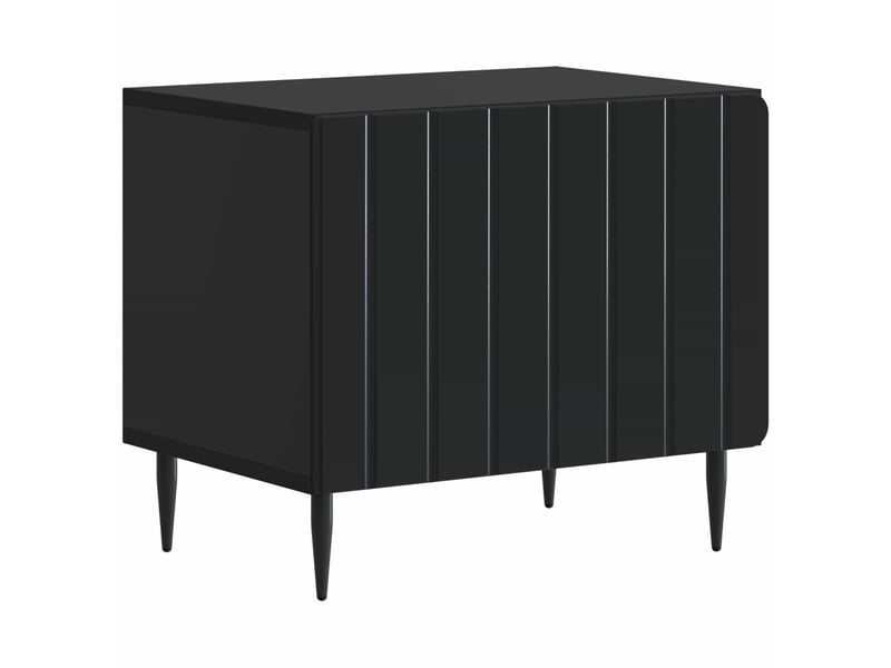  Meuble tv - banc tv - meuble de rangement noir bois d'ingénierie  - Conforama E