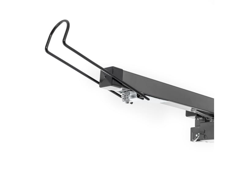  Lève-plaques pliable 125 x 137 x 180 cm, gris en acier peint, réglable de 180 à 470 cm pour levage de plaques  - Conforama E