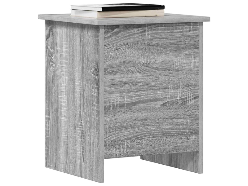 Coffre de rangement avec stockage sonoma gris 40x40x50 cm - Conforama C