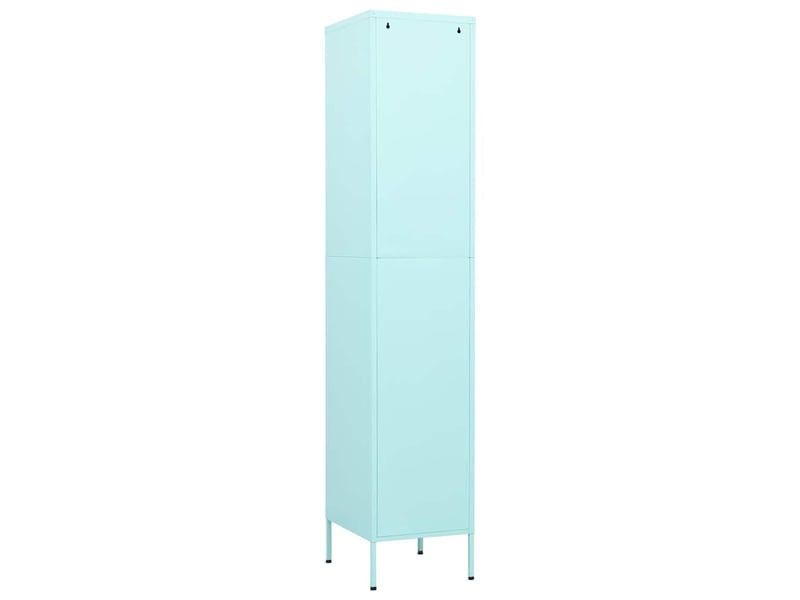  Armoire à casier, rangement de bureau vert menthe 35x46x180 cm acier  - Conforama E