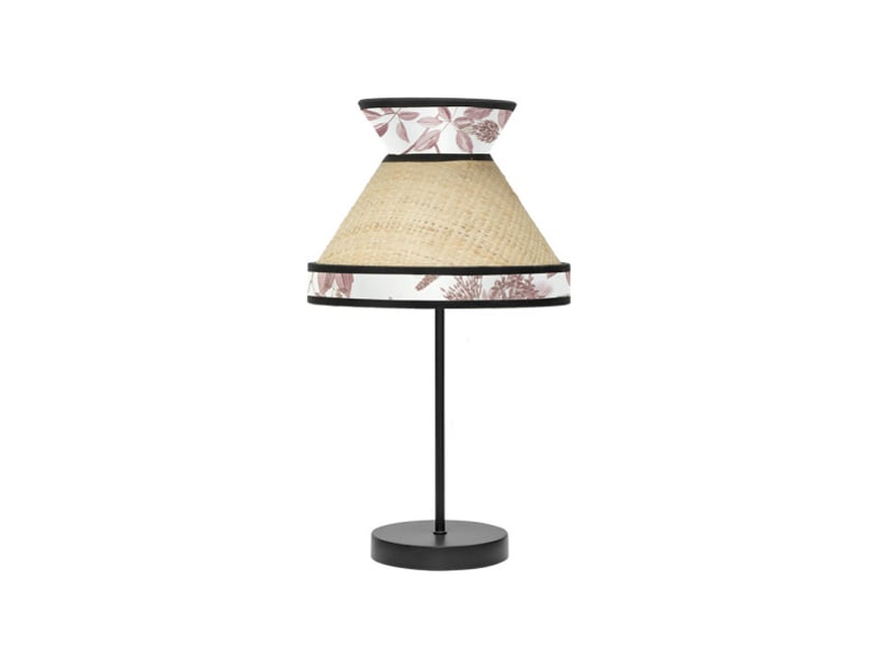  Lampe à poser fabrilamp constantinopla beigerouge 1 x e14 45 x 20 x 20 cm 248871007 - Conforama A