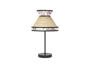 Lampe à poser fabrilamp constantinopla beigerouge 1 x e14 45 x 20 x 20 cm