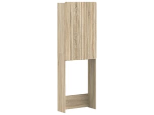 Armoire de toilette, meuble de toilette zwolle chêne sonoma 66x25.5x190 cm